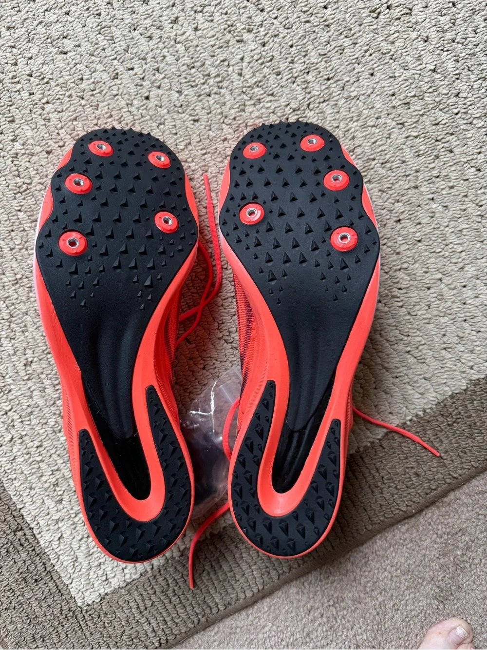 New Balance FuelCell SuperComp XC-X Neon Dragonfly Orange/Black Track Spikes